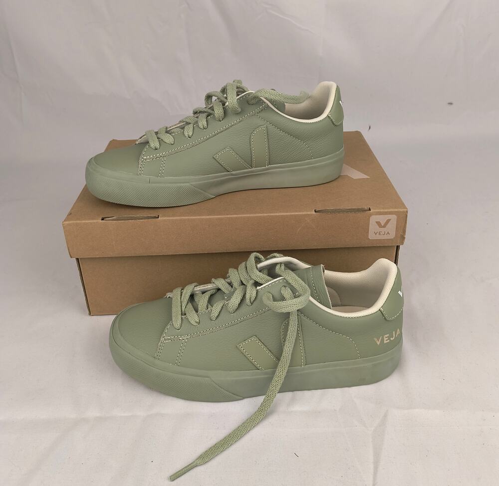 VEJA Campo ChromeFree Leather Sneakers in Full-Clay - NWB - Size 6 / EU 37